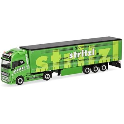 Herpa Miniatura del camión Volvo FH16 GL XL 2020 semirremolque Lona corredera Stritzl (Austria), Escala 1/87, maqueta de colección, modelismo, Modelo alemán, Figura plástico Herpa Miniatura del camión Volvo FH16 GL XL 2020 semirremolque Lona corredera Stritzl (Austria), Escala 1/87, maqueta de colección, modelismo, Modelo alemán, Figura plástico