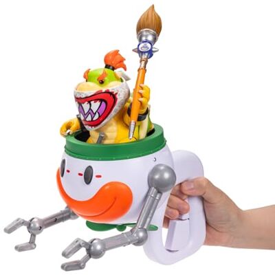 THE SUPER MARIO BROS. MOVIE La película Super Mario Galaxy – Bowser Jr. de 13 cm con Coche Payaso, Pincel y Pegatinas revelables con Agua THE SUPER MARIO BROS. MOVIE La película Super Mario Galaxy – Bowser Jr. de 13 cm con Coche Payaso, Pincel y Pegatinas revelables con Agua