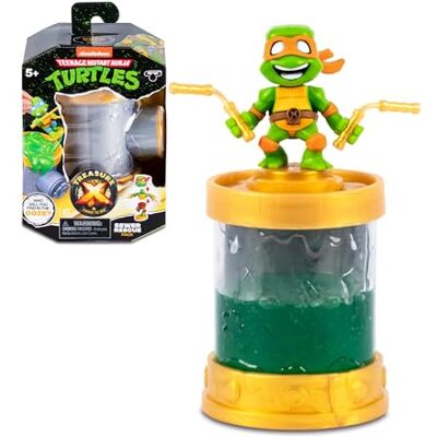 TREASURE X TX Sewer Tortugas Ninja con figura aleatoria, Rescata tu figura TMNT del OOZE mutante, 7 personajes para coleccionar con armas, Para niños de 2 años+, Famosa () TREASURE X TX Sewer Tortugas Ninja con figura aleatoria, Rescata tu figura TMNT del OOZE mutante, 7 personajes para coleccionar con armas, Para niños de 2 años+, Famosa ()