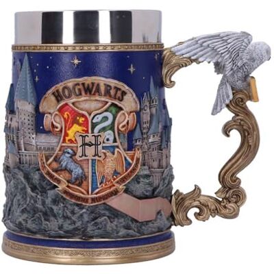 Nemesis Now Jarra coleccionable de Harry Potter Hogwarts con licencia oficial de 15,5 cm, color azul Nemesis Now Jarra coleccionable de Harry Potter Hogwarts con licencia oficial de 15,5 cm, color azul