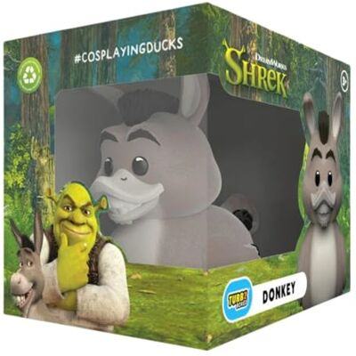 TUBBZ Caja Edición: Shrek Donkey Figura Coleccionable de Pato de Goma Disfrazado TUBBZ Caja Edición: Shrek Donkey Figura Coleccionable de Pato de Goma Disfrazado