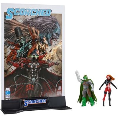 McFarlane Toys Spawn Page Punchers 2pk She Spawn and Curse Figuras de acción de 3 Pulgadas con cómic McFarlane Toys Spawn Page Punchers 2pk She Spawn and Curse Figuras de acción de 3 Pulgadas con cómic