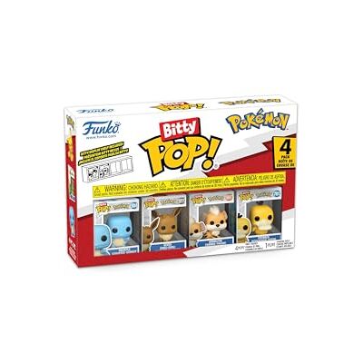 Funko Bitty Pop! 4 Pack: Pokemon Squirtle, Eevee, Growlithe, Psyduck 0,9 Pulgadas (2,2 cm) Coleccionable Estante de exhibición apilable Incluido Idea de Regalo para Bolsas de Fiesta Funko Bitty Pop! 4 Pack: Pokemon Squirtle, Eevee, Growlithe, Psyduck 0,9 Pulgadas (2,2 cm) Coleccionable Estante de exhibición apilable Incluido Idea de Regalo para Bolsas de Fiesta
