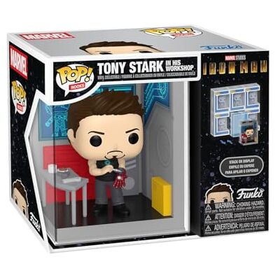 Funko Pop! Nooks: Marvel Tony Stark in His Workshop Stack or Display Figura de Vinilo Coleccionable Idea de Regalo Mercancía Oficial Juguetes para niños y Adultos Funko Pop! Nooks: Marvel Tony Stark in His Workshop Stack or Display Figura de Vinilo Coleccionable Idea de Regalo Mercancía Oficial Juguetes para niños y Adultos