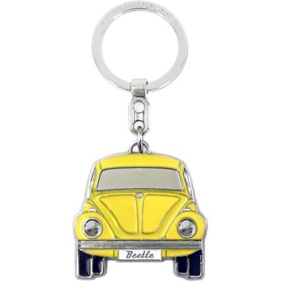 BRISA VW Collection Llavero de Metal esmaltado Volkswagen Escarabajo/Beetle (Amarillo) BRISA VW Collection Llavero de Metal esmaltado Volkswagen Escarabajo/Beetle (Amarillo)