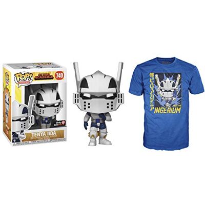 Funko Pop & tee MY Hero Academia TENYA IIDA INGENIUM (Full Mech Suit) + Camiseta Talla M Funko Pop & tee MY Hero Academia TENYA IIDA INGENIUM (Full Mech Suit) + Camiseta Talla M
