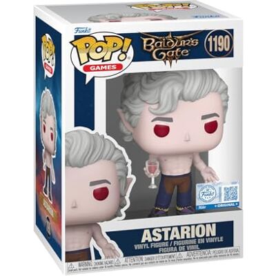Funko Pop! Games: Baldur's Gate 3 Shirtless Astarion Exclusiva Amazon Figura de Vinilo Coleccionable Idea de Regalo Mercancia Oficial Juguetes para Niños y Adultos Video Games Fans Funko Pop! Games: Baldur's Gate 3 Shirtless Astarion Exclusiva Amazon Figura de Vinilo Coleccionable Idea de Regalo Mercancia Oficial Juguetes para Niños y Adultos Video Games Fans