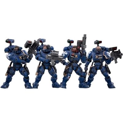 JOYTOY HUAXI Dark Source (HAINAN) Tech Warhammer 40K ULTRAMARINES INCURSORS 1/18 Fig, Multicolor JOYTOY HUAXI Dark Source (HAINAN) Tech Warhammer 40K ULTRAMARINES INCURSORS 1/18 Fig, Multicolor