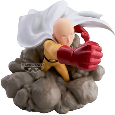 Banpresto Figura de Accion Saitama One-Punch Man Diorama 15cm BP30038P Multicolor Figura Coleccionable Ideal para los fanáticos del Anime One-Punch Man Banpresto Figura de Accion Saitama One-Punch Man Diorama 15cm BP30038P Multicolor Figura Coleccionable Ideal para los fanáticos del Anime One-Punch Man