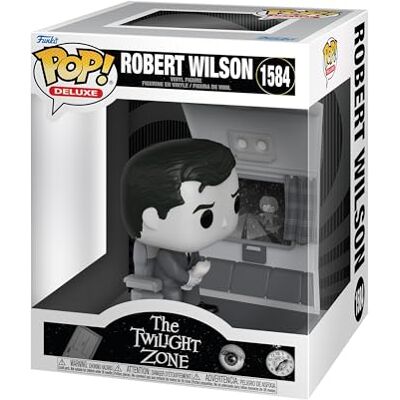 Funko Pop! Deluxe TV: TZ 1959 – Mr. Robert Wilson Twilight Zone 1959 Figura de Vinilo Coleccionable Idea de Regalo- Mercancia Oficial Juguetes para Niños y Adultos TV Fans Funko Pop! Deluxe TV: TZ 1959 – Mr. Robert Wilson Twilight Zone 1959 Figura de Vinilo Coleccionable Idea de Regalo- Mercancia Oficial Juguetes para Niños y Adultos TV Fans
