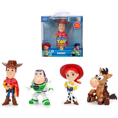 Jada Disney Pixar Toy Story Figura Metal 6,5 cm, 1 Unidad Surtido Aleatorio (4 Modelos: Woody, Buzz, Jessie, Zurg), Figura Coleccionable en Caja +8 Años () Jada Disney Pixar Toy Story Figura Metal 6,5 cm, 1 Unidad Surtido Aleatorio (4 Modelos: Woody, Buzz, Jessie, Zurg), Figura Coleccionable en Caja +8 Años ()