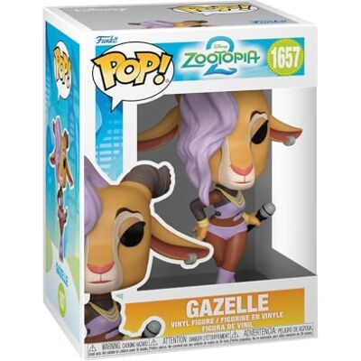 Funko Pop! Disney: Zootopia 2 Gazelle Figura de Vinilo Coleccionable Mercancia Oficial Juguetes para Niños y Adultos Cartoon/Animation Fans Muñeco para Coleccionistas Funko Pop! Disney: Zootopia 2 Gazelle Figura de Vinilo Coleccionable Mercancia Oficial Juguetes para Niños y Adultos Cartoon/Animation Fans Muñeco para Coleccionistas