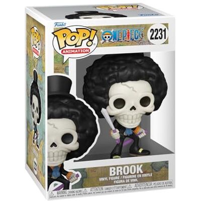 Funko Pop! Animation: One Piece Brook Figura de Vinilo Coleccionable Idea de Regalo Mercancía Oficial Juguetes para niños y Adultos Figura Modelo para coleccionistas y exhibición Funko Pop! Animation: One Piece Brook Figura de Vinilo Coleccionable Idea de Regalo Mercancía Oficial Juguetes para niños y Adultos Figura Modelo para coleccionistas y exhibición