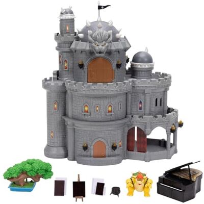 THE SUPER MARIO BROS. MOVIE Nintendo Super Mario Galaxy Película El Castillo de Bowser Deluxe Playset Juguetes Toys THE SUPER MARIO BROS. MOVIE Nintendo Super Mario Galaxy Película El Castillo de Bowser Deluxe Playset Juguetes Toys