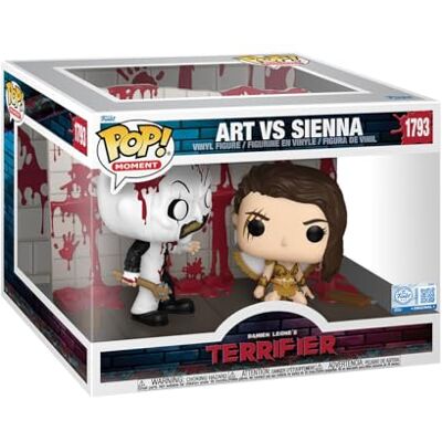 Funko Pop! Moments: Terrifier 2 Art vs Sienna, Exclusivo de Amazon Funko Pop! Moments: Terrifier 2 Art vs Sienna, Exclusivo de Amazon