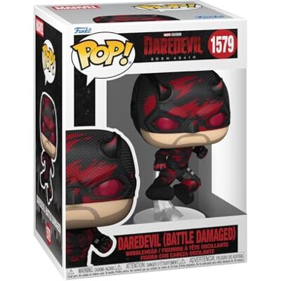 Funko Pop! Marvel: Daredevil: Born Again Daredevil Battle Damaged Figura de Vinilo Coleccionable Idea de Regalo Mercancía Oficial Juguetes para niños y Adultos Funko Pop! Marvel: Daredevil: Born Again Daredevil Battle Damaged Figura de Vinilo Coleccionable Idea de Regalo Mercancía Oficial Juguetes para niños y Adultos