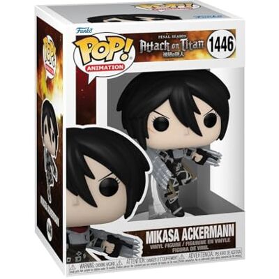 Funko Pop! Animation: Aot Mikasa Ackerman Attack On Titan Figura de Vinilo Coleccionable Idea de Regalo- Mercancia Oficial Juguetes para Niños y Adultos Anime Fans Funko Pop! Animation: Aot Mikasa Ackerman Attack On Titan Figura de Vinilo Coleccionable Idea de Regalo- Mercancia Oficial Juguetes para Niños y Adultos Anime Fans