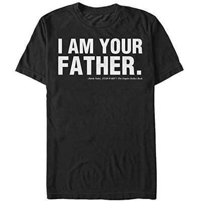 Star Wars Men's The Father T-Shirt Black Star Wars Men's The Father T-Shirt Black