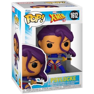 Funko Pop! Marvel: X-Men '97 Psylocke Merchandising Oficial Figura de Vinilo Coleccionable para Decoración Regalo Friki de Cumpleaños Funko Pop! Marvel: X-Men '97 Psylocke Merchandising Oficial Figura de Vinilo Coleccionable para Decoración Regalo Friki de Cumpleaños