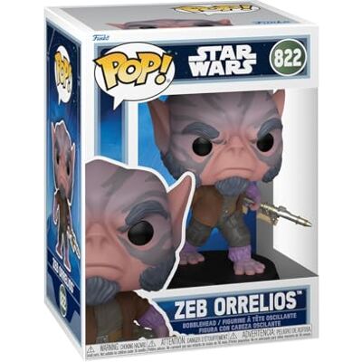 Funko Pop! Star Wars: The Mandalorian and Grogu Zeb Orrelios Figura de Vinilo Coleccionable Idea de Regalo Mercancía Oficial Juguetes para niños y Adultos Funko Pop! Star Wars: The Mandalorian and Grogu Zeb Orrelios Figura de Vinilo Coleccionable Idea de Regalo Mercancía Oficial Juguetes para niños y Adultos