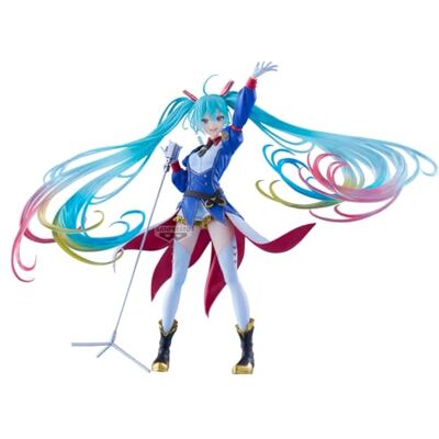 Banpresto Figura de Accion Gundam 45Th X Hatsune Miku Evolve Gundam Collaboration 21cm BP30087P Multicolor Figura Coleccionable Ideal para los fanáticos del Anime Banpresto Figura de Accion Gundam 45Th X Hatsune Miku Evolve Gundam Collaboration 21cm BP30087P Multicolor Figura Coleccionable Ideal para los fanáticos del Anime