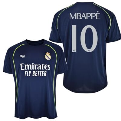 Real Madrid Camiseta Adulto 2a equipación 25-26 Réplica Oficial Mbappe Real Madrid Camiseta Adulto 2a equipación 25-26 Réplica Oficial Mbappe