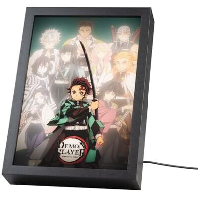 Grupo Erik Cuadro Demon Slayer Manga Marco Anime Merchandising Grupo Erik Cuadro Demon Slayer Manga Marco Anime Merchandising