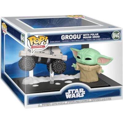 Funko Pop! Moments: Star Wars The Mandalorian and Grogu Grogu with Polar Mouse Droid Figura de Vinilo Coleccionable Idea de Regalo Mercancía Oficial Juguetes para niños y Adultos Funko Pop! Moments: Star Wars The Mandalorian and Grogu Grogu with Polar Mouse Droid Figura de Vinilo Coleccionable Idea de Regalo Mercancía Oficial Juguetes para niños y Adultos