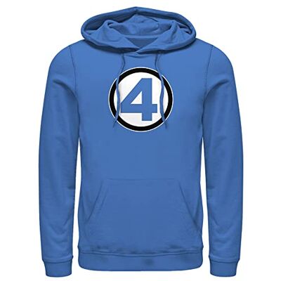Marvel Fantástica Sudadera con Capucha para Hombre de Cuatro clásicos, Azul Real, XX-Large Marvel Fantástica Sudadera con Capucha para Hombre de Cuatro clásicos, Azul Real, XX-Large