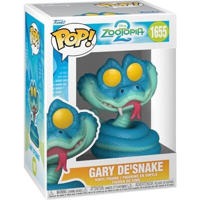 Funko Pop! Disney: Zootopia 2- Gary De'Snake Figura de Vinilo Coleccionable Mercancia Oficial Juguetes para Niños y Adultos Cartoon/Animation Fans Muñeco para Coleccionistas Funko Pop! Disney: Zootopia 2- Gary De'Snake Figura de Vinilo Coleccionable Mercancia Oficial Juguetes para Niños y Adultos Cartoon/Animation Fans Muñeco para Coleccionistas