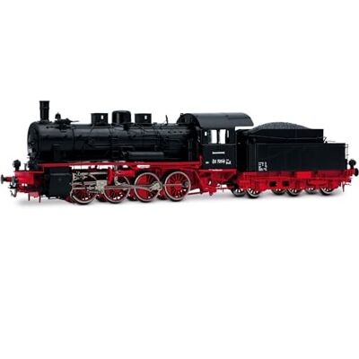 Rivarossi Locomotora de Vapor DR, 55 7254, librea Negra/roja, EP III, con decodificador de Sonido DCC Rivarossi Locomotora de Vapor DR, 55 7254, librea Negra/roja, EP III, con decodificador de Sonido DCC