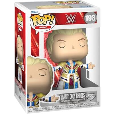 Funko Pop! WWE: Cody Rhodes The American Nightmare Figura de Vinilo Coleccionable Idea de Regalo Mercancía Oficial Juguetes para niños y Adultos Figura Modelo para coleccionistas Funko Pop! WWE: Cody Rhodes The American Nightmare Figura de Vinilo Coleccionable Idea de Regalo Mercancía Oficial Juguetes para niños y Adultos Figura Modelo para coleccionistas