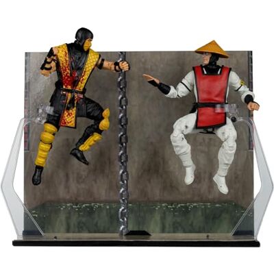McFarlane Mortal Kombat Figuras de acción (2 Unidades, 18 cm), diseño de Escorpión vs Raiden McFarlane Mortal Kombat Figuras de acción (2 Unidades, 18 cm), diseño de Escorpión vs Raiden