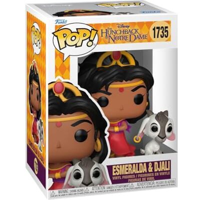 Funko Pop! & Buddy: Hunchback of Notre Dame Esmeralda & Djali Figura de Vinilo Coleccionable Idea de Regalo Mercancía Oficial Juguetes para niños y Adultos Funko Pop! & Buddy: Hunchback of Notre Dame Esmeralda & Djali Figura de Vinilo Coleccionable Idea de Regalo Mercancía Oficial Juguetes para niños y Adultos
