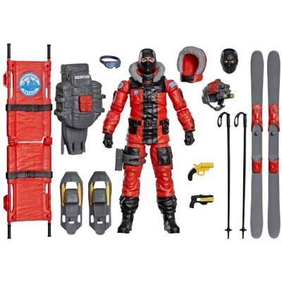 G.I. Joe Classified Series, Legacy Collection: Action Joe Avalanche Response, Set de Figura Coleccionable de 15 cm con 14 Accesorios de esquí de Invierno G.I. Joe Classified Series, Legacy Collection: Action Joe Avalanche Response, Set de Figura Coleccionable de 15 cm con 14 Accesorios de esquí de Invierno