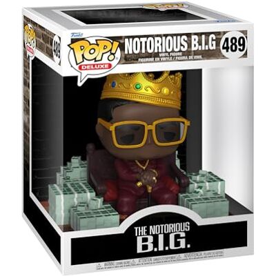 Funko Pop! Deluxe: Notorious Big B.I.G Biggie Figura de Vinilo Coleccionable Idea de Regalo Mercancia Oficial Juguetes para Niños y Adultos Music Fans Muñeco para Coleccionistas Funko Pop! Deluxe: Notorious Big B.I.G Biggie Figura de Vinilo Coleccionable Idea de Regalo Mercancia Oficial Juguetes para Niños y Adultos Music Fans Muñeco para Coleccionistas