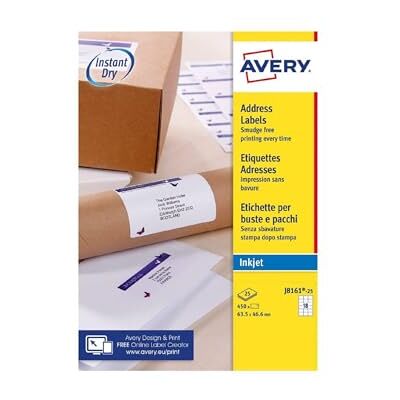 Avery etiqueta para edición Etiqueta para dirección Color blanco Avery etiqueta para edición Etiqueta para dirección Color blanco