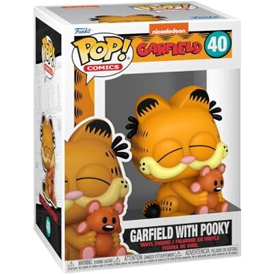 Funko Pop! Comics: Garfield– Garfield with Pooky Figura de Vinilo Coleccionable Idea de Regalo- Mercancia Oficial Juguetes para Niños y Adultos Cartoons Fans Funko Pop! Comics: Garfield– Garfield with Pooky Figura de Vinilo Coleccionable Idea de Regalo- Mercancia Oficial Juguetes para Niños y Adultos Cartoons Fans