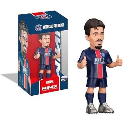 MINIX Football Stars #273 PSG Vitinha Figura Coleccionable de 12 cm MINIX Football Stars #273 PSG Vitinha Figura Coleccionable de 12 cm