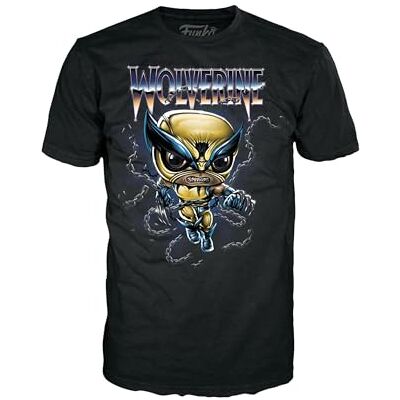 Funko Boxed tee: Marvel: Wolverine: Extra Large XL Camiseta, Franela Ropa Idea Manga Corta para Adultos Hombres y Mujeres- Mercancia Oficial Funko Boxed tee: Marvel: Wolverine: Extra Large XL Camiseta, Franela Ropa Idea Manga Corta para Adultos Hombres y Mujeres- Mercancia Oficial