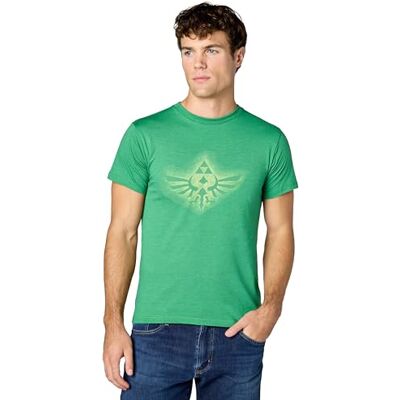 Nintendo Green Triforce Zelda T-Shirt X-Large Nintendo Green Triforce Zelda T-Shirt X-Large