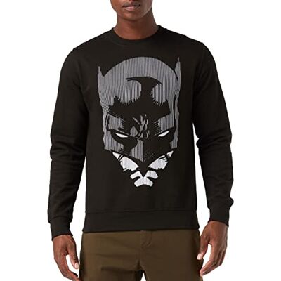 DC Comics Camiseta Batman Lines Hombre, Negra, Talla XXL del Reino Unido DC Comics Camiseta Batman Lines Hombre, Negra, Talla XXL del Reino Unido