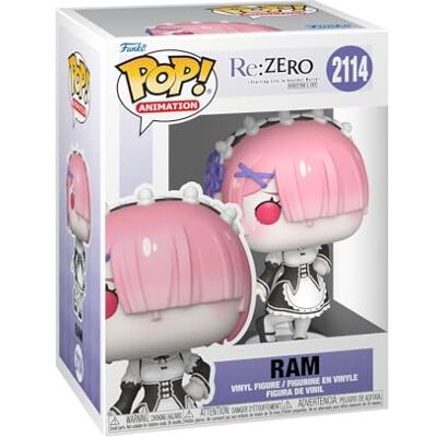 Funko Pop! Animation: Re: Zero Ram Figura de Vinilo Coleccionable Idea de Regalo Mercancia Oficial Juguetes para Niños y Adultos Anime Fans Muñeco para Coleccionistas Funko Pop! Animation: Re: Zero Ram Figura de Vinilo Coleccionable Idea de Regalo Mercancia Oficial Juguetes para Niños y Adultos Anime Fans Muñeco para Coleccionistas