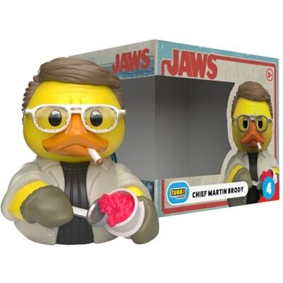 TUBBZ Caja Edición: Jaws Chief Martin Brody Figura Coleccionable de Pato de Goma Disfrazado TUBBZ Caja Edición: Jaws Chief Martin Brody Figura Coleccionable de Pato de Goma Disfrazado