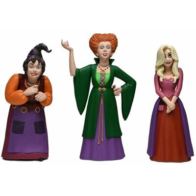 NECA Hocus Pocus: Toony Terror Sanderson Sisters Figura de acción de 6 Pulgadas, Paquete de 3 NECA Hocus Pocus: Toony Terror Sanderson Sisters Figura de acción de 6 Pulgadas, Paquete de 3