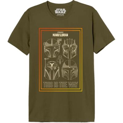 Star Wars «Mandalorian – This is The Way Warriors» – Camiseta para Hombre, Army, Talla 3XL, Camuflaje, 3XL Star Wars «Mandalorian – This is The Way Warriors» – Camiseta para Hombre, Army, Talla 3XL, Camuflaje, 3XL