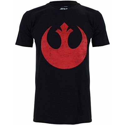 Star Wars Camiseta Rebel Alliance para Hombre, Negra, Talla M UK Star Wars Camiseta Rebel Alliance para Hombre, Negra, Talla M UK