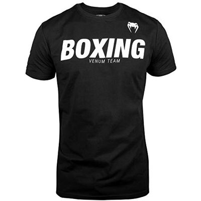 VENUM Boxing Vt Camiseta, Hombre, Negro/Blanco, M VENUM Boxing Vt Camiseta, Hombre, Negro/Blanco, M