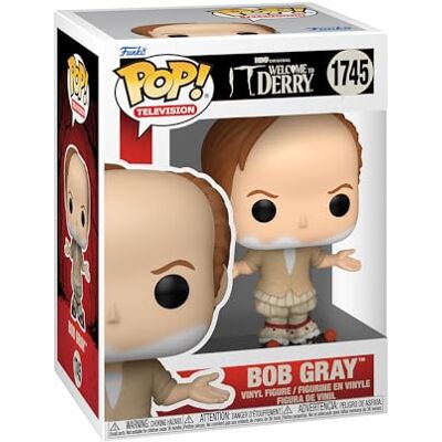 Funko Pop! TV: Welcome To Derry Bob Gray Figura de Vinilo Coleccionable Idea de Regalo Mercancia Oficial Juguetes para Niños y Adultos TV Fans Muñeco para Coleccionistas y Exposición Funko Pop! TV: Welcome To Derry Bob Gray Figura de Vinilo Coleccionable Idea de Regalo Mercancia Oficial Juguetes para Niños y Adultos TV Fans Muñeco para Coleccionistas y Exposición
