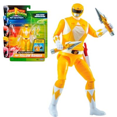 Bizak Power Rangers Figura Auto-Morphin Amarillo +4 Años () Bizak Power Rangers Figura Auto-Morphin Amarillo +4 Años ()